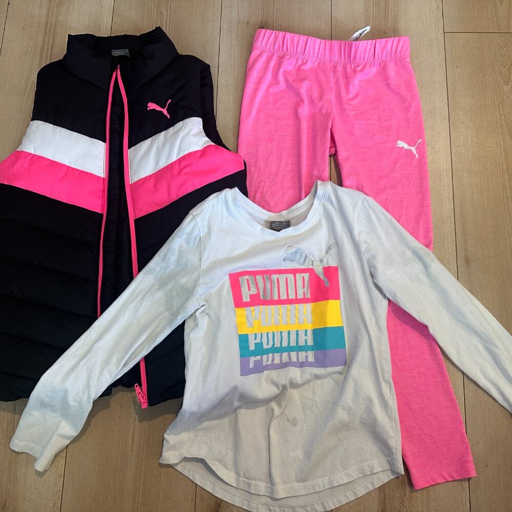 Kids Puma vest set. Size 8